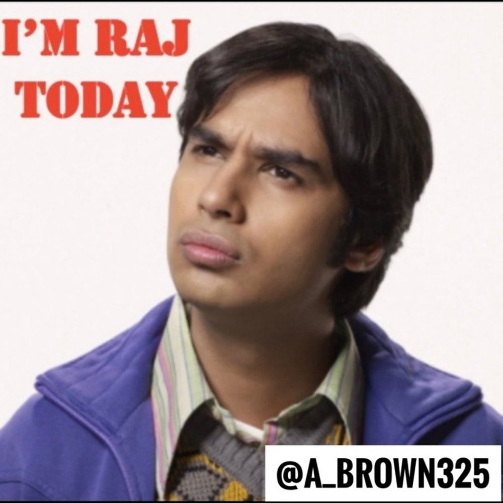 I'm Featured as Raj! 9/14 in the Big Bang Theory Share Game by @a_brown325